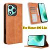 For Honor 400 Lite Retro Flip Book Leather Stand Phone Bags for Honor 400 Pro 300 200 Pro Magnetic Wallet Card Slot Holder Cover