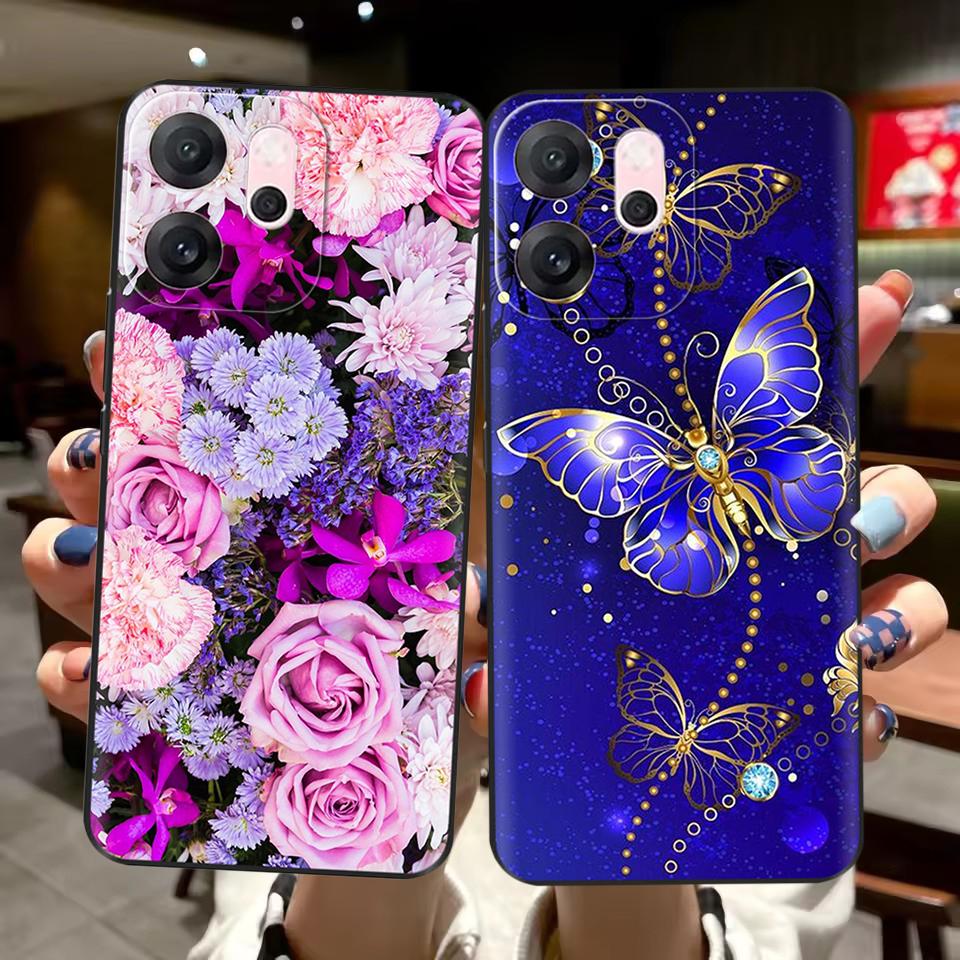 For OPPO Reno14 F Case Cover 2025 Soft TPU Shockproof Silicone Phone Back Cover For OPPO Reno 14F Reno14F Cases CPH2743 Shells