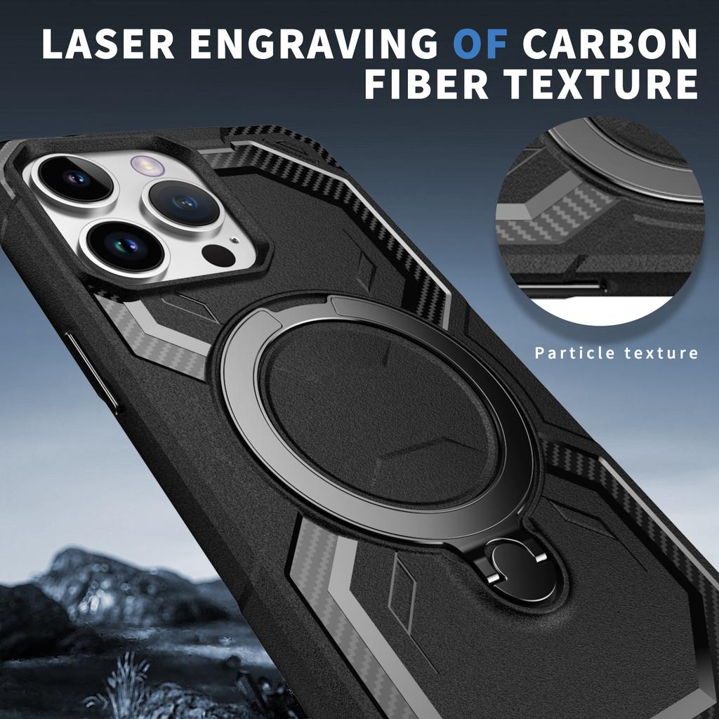 For iPhone 14 Pro Case Compatible with MagSafe Kickstand TPU+PC Phone Cover