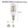 LED Corn Light E27 E14 7W 12W 20W 25W 64LEDs Lights 220v Screw Base Bulbs Home Decorative Cool/Warm White Lamp for Bedroom