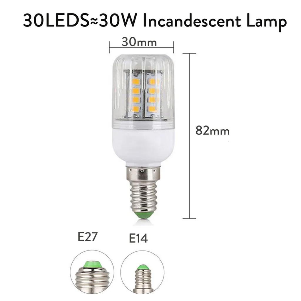 LED Corn Light E27 E14 7W 12W 20W 25W 64LEDs Lights 220v Screw Base Bulbs Home Decorative Cool/Warm White Lamp for Bedroom