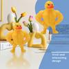 3D Printed Strong Muscular Duck Statue, Durable Plastic, Home Living Room Office Desktop Ornaments Animal Lovers Gift