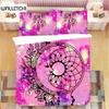 Dream Catcher Пододеяльник King Double Розовый Starry Universe Queen Size для детей и девочек Пододеяльник из микрофибры