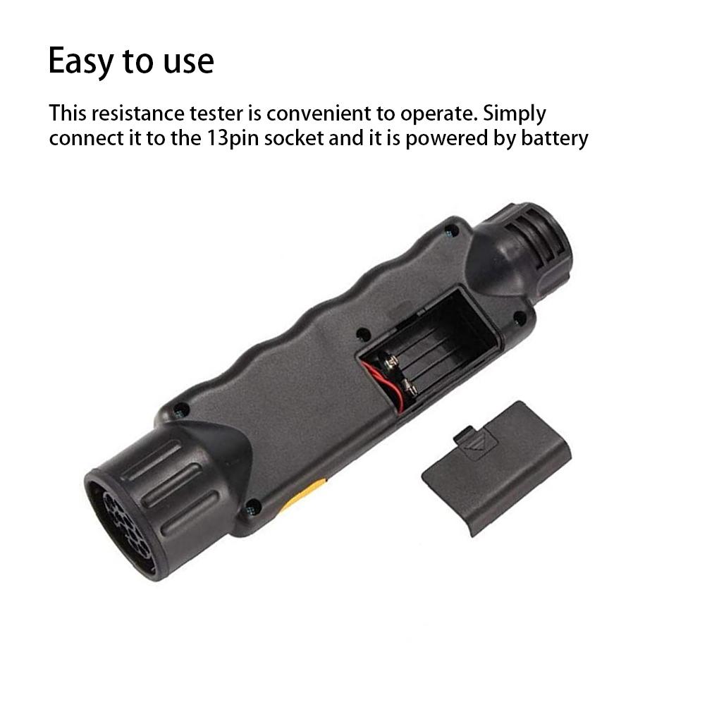 13-контактный тестер сопротивления сигнальная линия разъем разъем детектор автомобильный