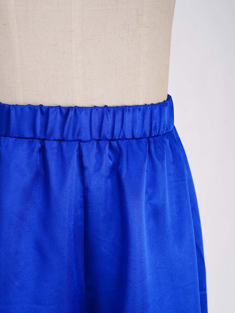 Kids Performance Bloomers - Loose Satin Belly Dance Pants with Elastic Waistband for Parties & Shows