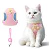 New Cat Leash Cute Small and Medium-sized Dog Chest Strap Vest Type Pet Chest Back Anti-break Free Full Package