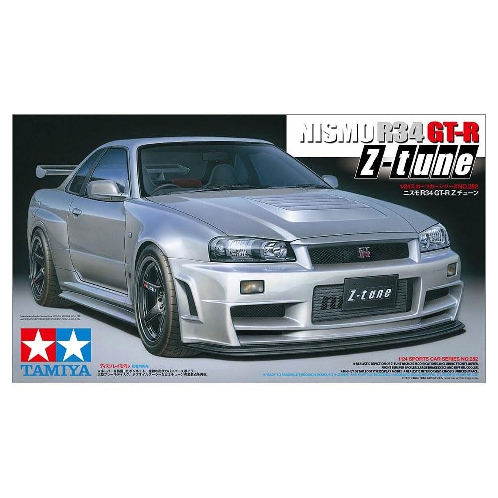 Tamiya 1/24 Sports Car Series No.282 Nismo R34 GT-R Z Tune Plastic Model Kit 24282