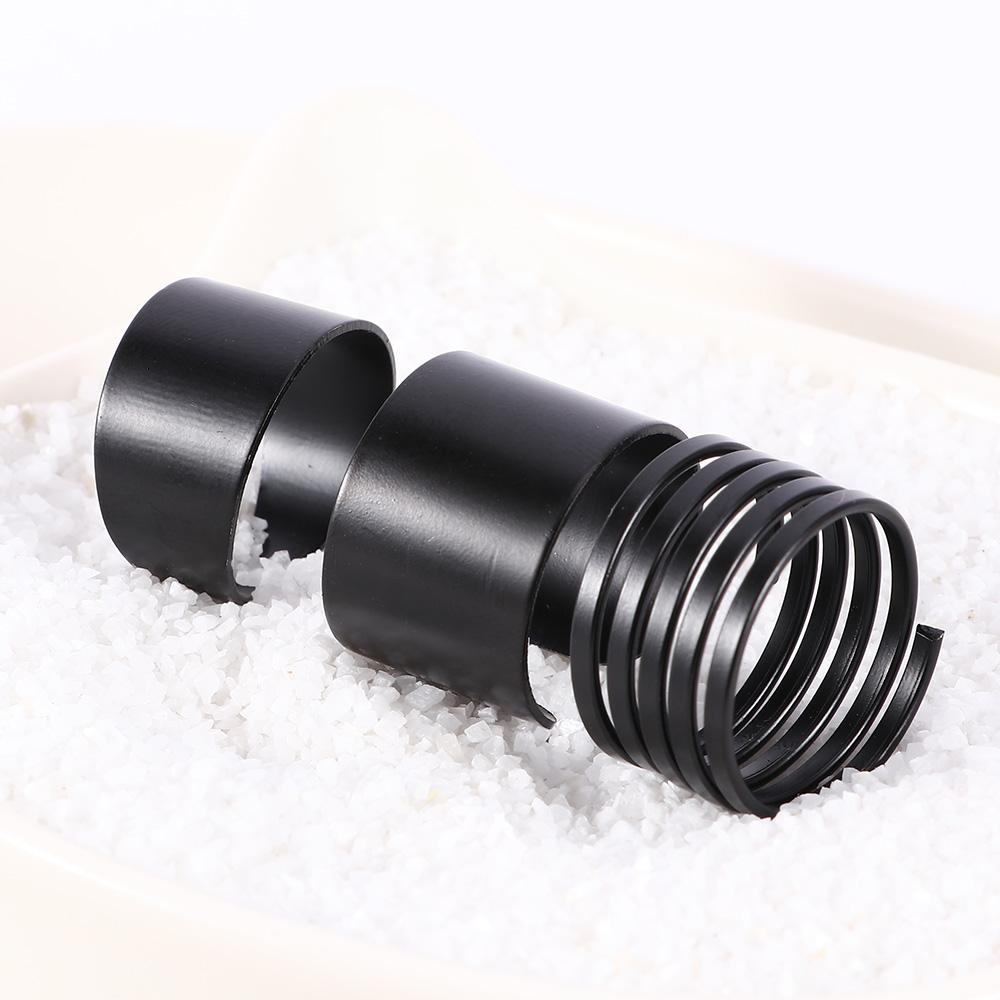 New Finger Plain Band Stack Above Knuckle Ring Black Ring Set Midi