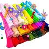 100pcs Educational Toys DIY Strips Twist Bar Chenille Stems Plush Wired Twist Sticks  Handcraft