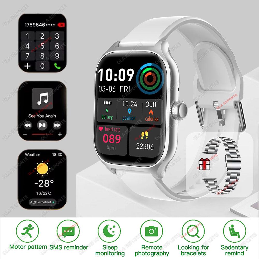 Smartwatch Global Version GPS Tracker Bluetooth Call Heart Rate Monitor IP68 Waterproof Sports Fitness Smart Watch Men Women