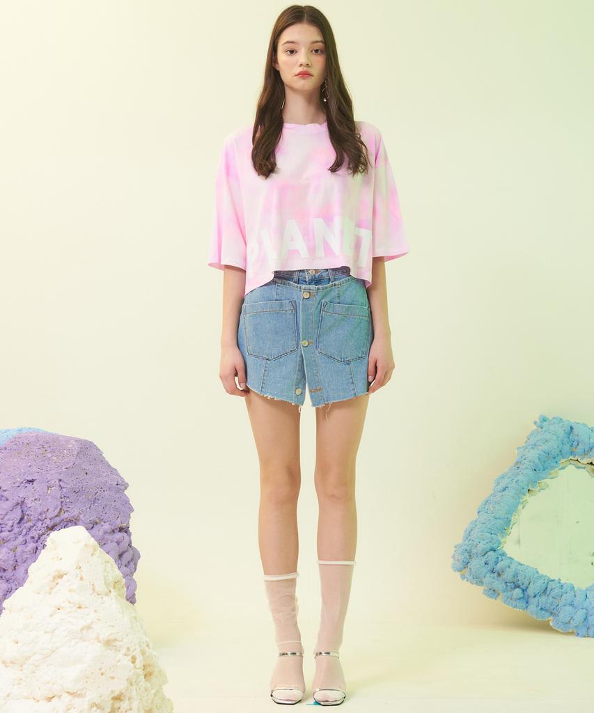 UNKNOWN PLANET Up133 Wrap Shorts Denim Pants