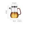 Glass Oil Pot Leak-proof Oil Bottle with Scale Kitchen Cooking Tool Vinegar Soy Sauce Bottle Gravy Boat