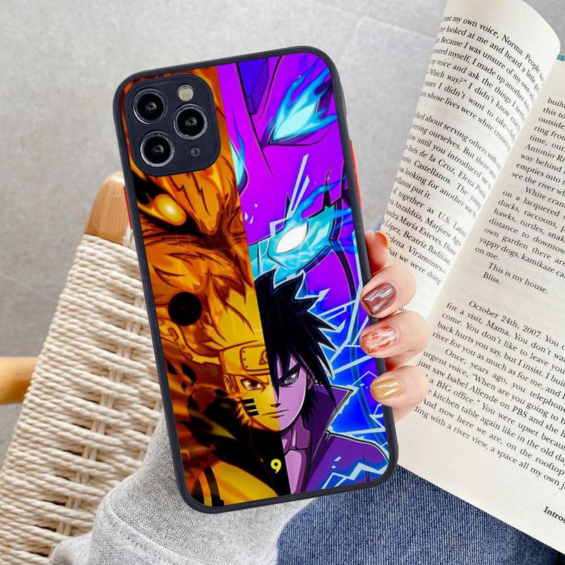 Чехол для телефона «Наруто Узумаки» для iPhone 13 12 11 Pro Max Mini XS 8 7 Plus X SE 2020 XR, матовый прозрачный чехол