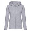 Fruit of the Loom Womens/Ladies Premium Hooded Lady Fit Sweat Jacket