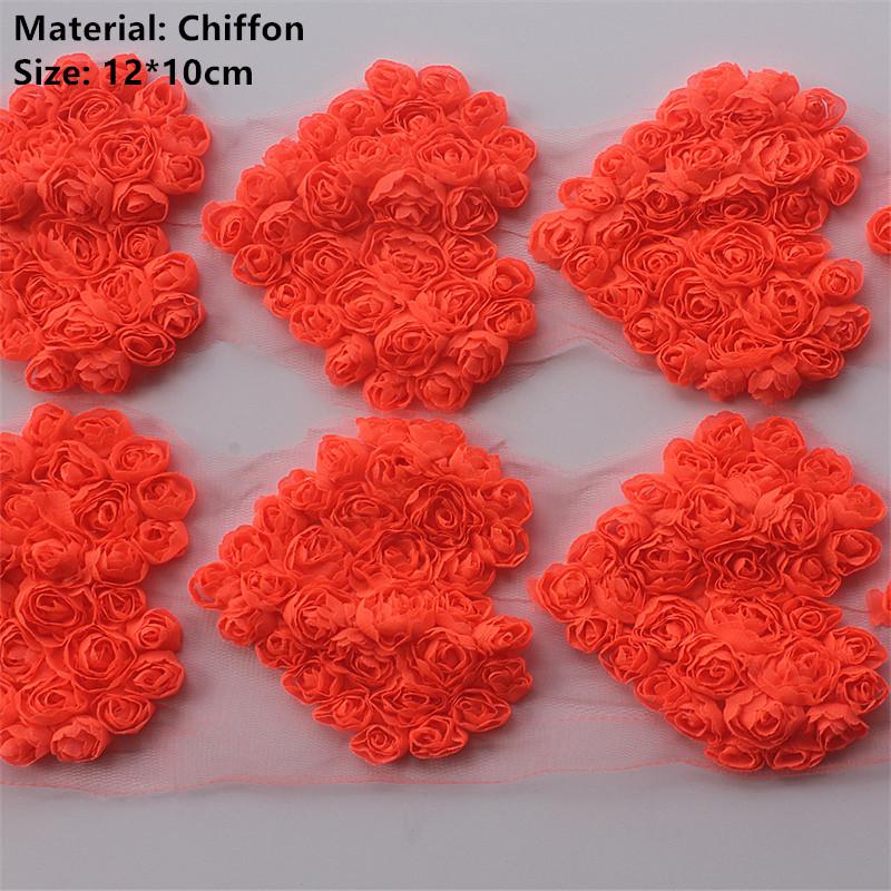 20 шт. Большие шифоновые розы в форме сердца, нашивки для DIY, одежда для маленьких девочек, платье, ромпер, рубашки, швейные украшения, материалы для бантов для волос