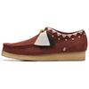 Originals Wallabee Замшевые Винтажные Круглый Носок На Шнуровке Повседневная Обувь Мужская Кроссовка Кирпично-Красный 26168847