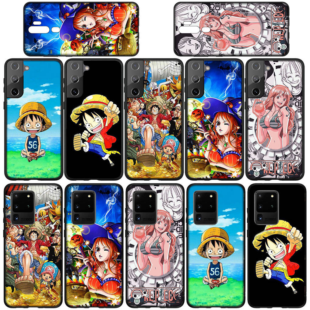 Для Samsung Galaxy S25 S24 S23 Ultra FE Plus A17 A37 A57 A56 A55 A06 A16 A15 A36 A26 A35 A05 A25 A54 A34 Чехол для телефона Аниме Нами Ван Пис Луффи Обложка