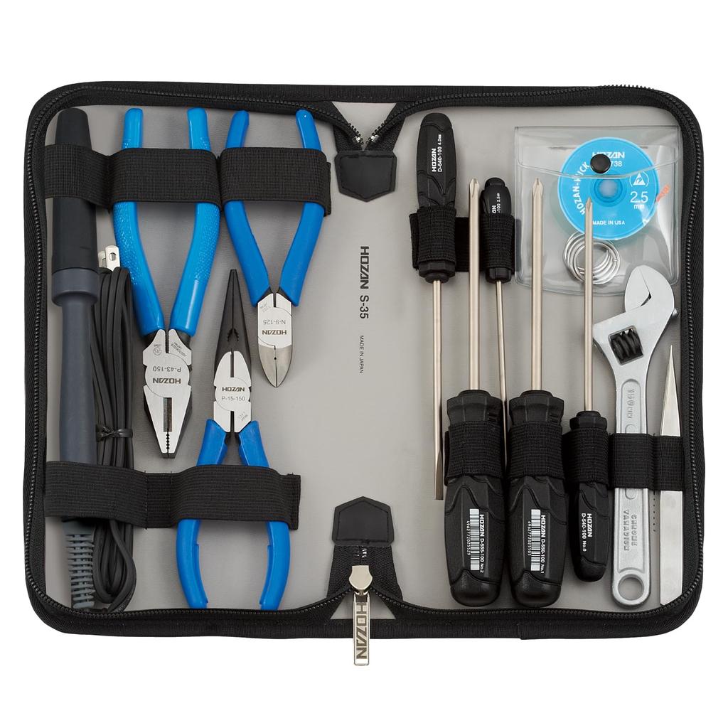 HOZAN Tool 13 For Research Laboratory Home Car Emergency Prevention Set, Pieces, Factory, School, Equipment, DIY, Tools, S-35