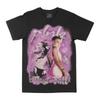 Розовый певец черный хлопковый T-shirt с принтом винтажный уличный стиль мужской черный розовый Стиль Trust Fall - Мужская летняя хлопковая футболка с принтом