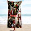 1PC Custom Name Christmas Nutcracker Parade Beach Towel Highly Absorbent And Sand-Resistant Towel for Swimming, Pool, Yoga, And Travel Lightweight