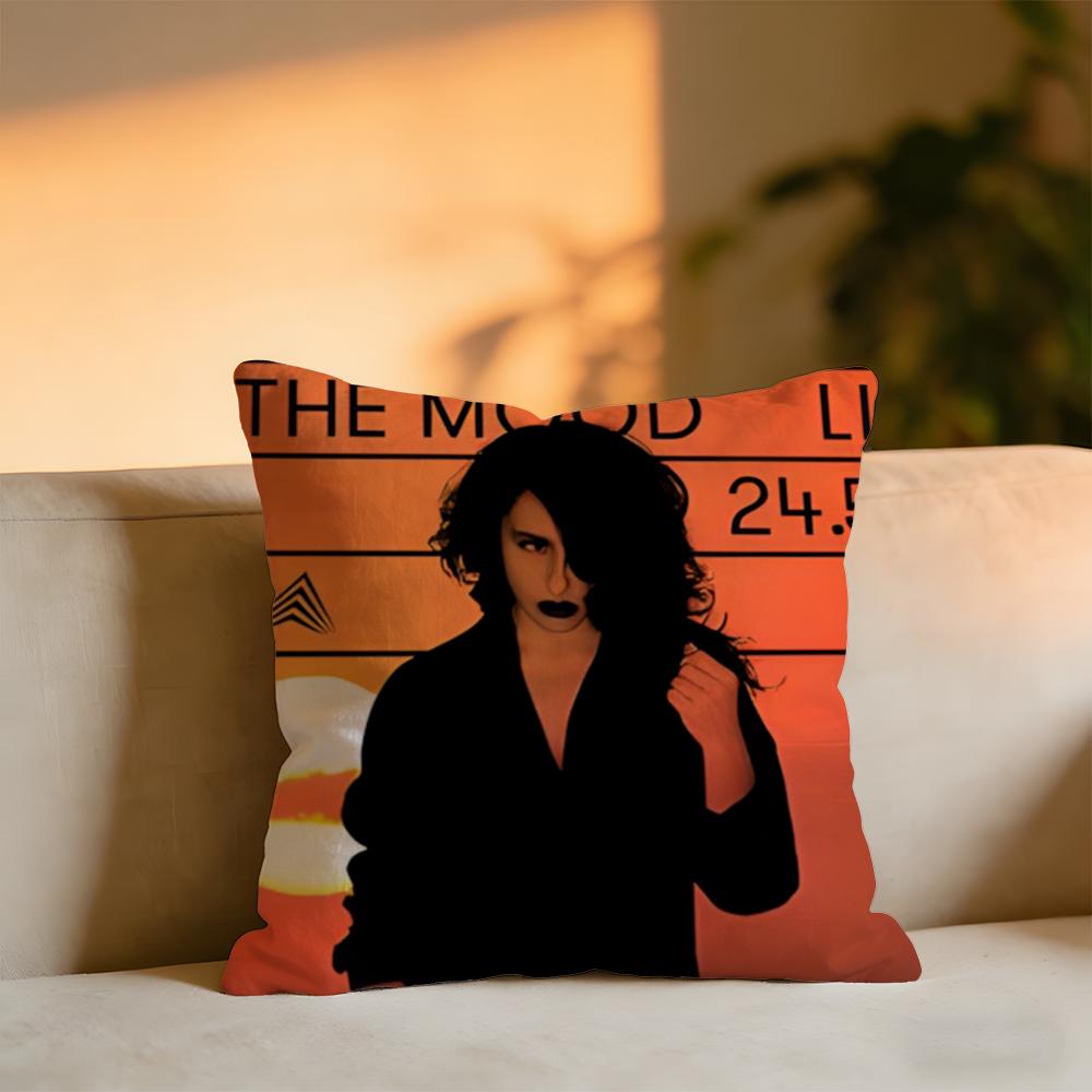 Nicole Moudaber Cushion Cover Cozy Velvet Throw PillowSoft Warm Cushion For Sofa Bed