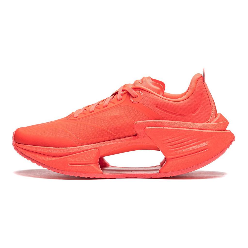 Li Ning Shadow 3 Essential Тканевая Амортизация Поддержка Отскок Низкий Профиль Повседневные Беговые Кроссовки Мужские Красные ARRU007-3
