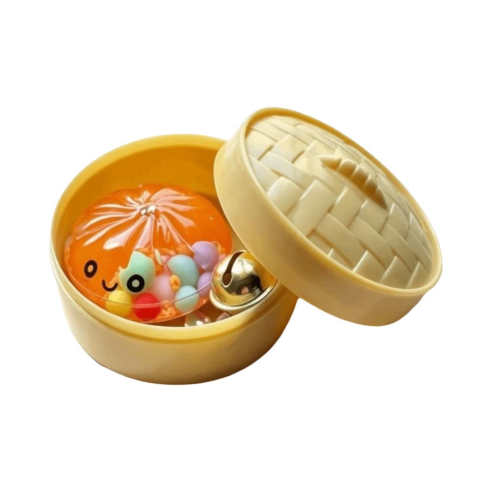 Cute Cartoon Miniature Bun Keychain Acrylic Baozi Pendant Steamed Bun Pendant  Purse Accessory