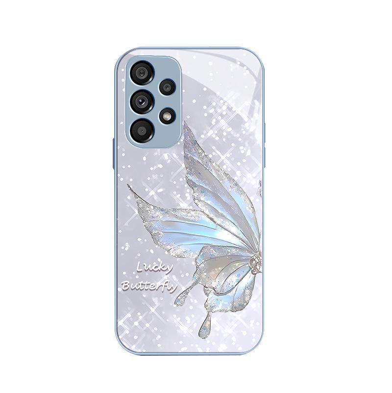 Чехол-бабочка для Samsung S20FE Crystal: Стильный, устойчивый к падениям, градиентный дизайн для S8, S21, S40 — комплексная, ультра-жидкая защита (22in).