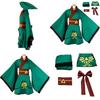 Изысканный зеленый костюм юката кимоно для косплея для поклонников The Legend of Zelda