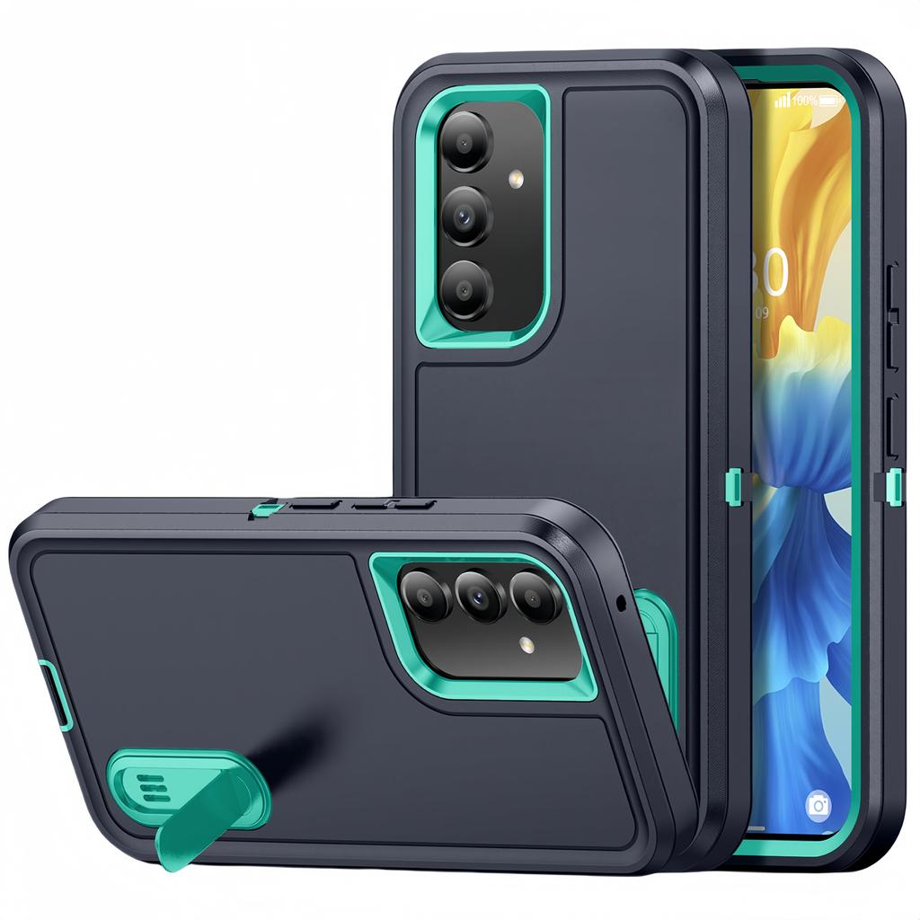 Kickstand Dustproof Phone Bag Case for Samsung Galaxy A15 A53 5G A54 A14 A04S A13 S23 FE S22 Ultra S24 Plus Shockproof Cover