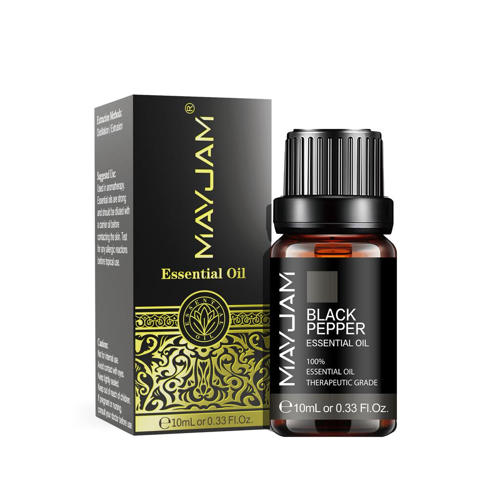 MAYJAM 10ML Eucalyptus Vanilla Essential Oils for Aromatherapy Air Fresh Diffuser Spa Massage Skin Care Lavender Jasmine Rose Aroma Oils