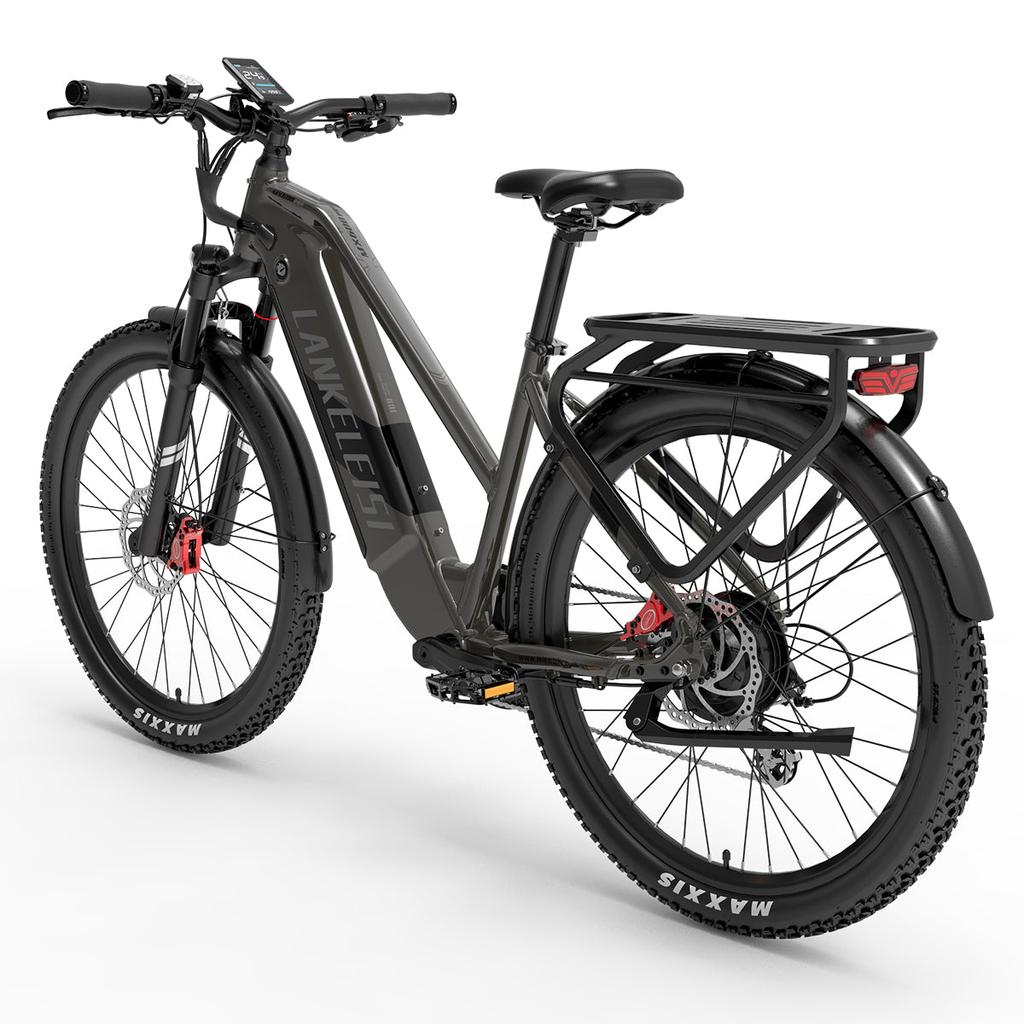 Электровелосипед Lankeleisi 27.5" Мотор 500 Вт Взрослый Ebike 48V 20AH 7 Скоростей Грузоподъемность 150 кг Максимальная скорость 40 км/ч MX600 Pro