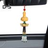Buddha Pendant Car Hanging Ornament with Lanyard Easy To Hang Car Rear View Mirror Hanging Accessories