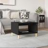 VidaXL Coffee Table Black 60x50x40 Cm Engineered Wood 812673