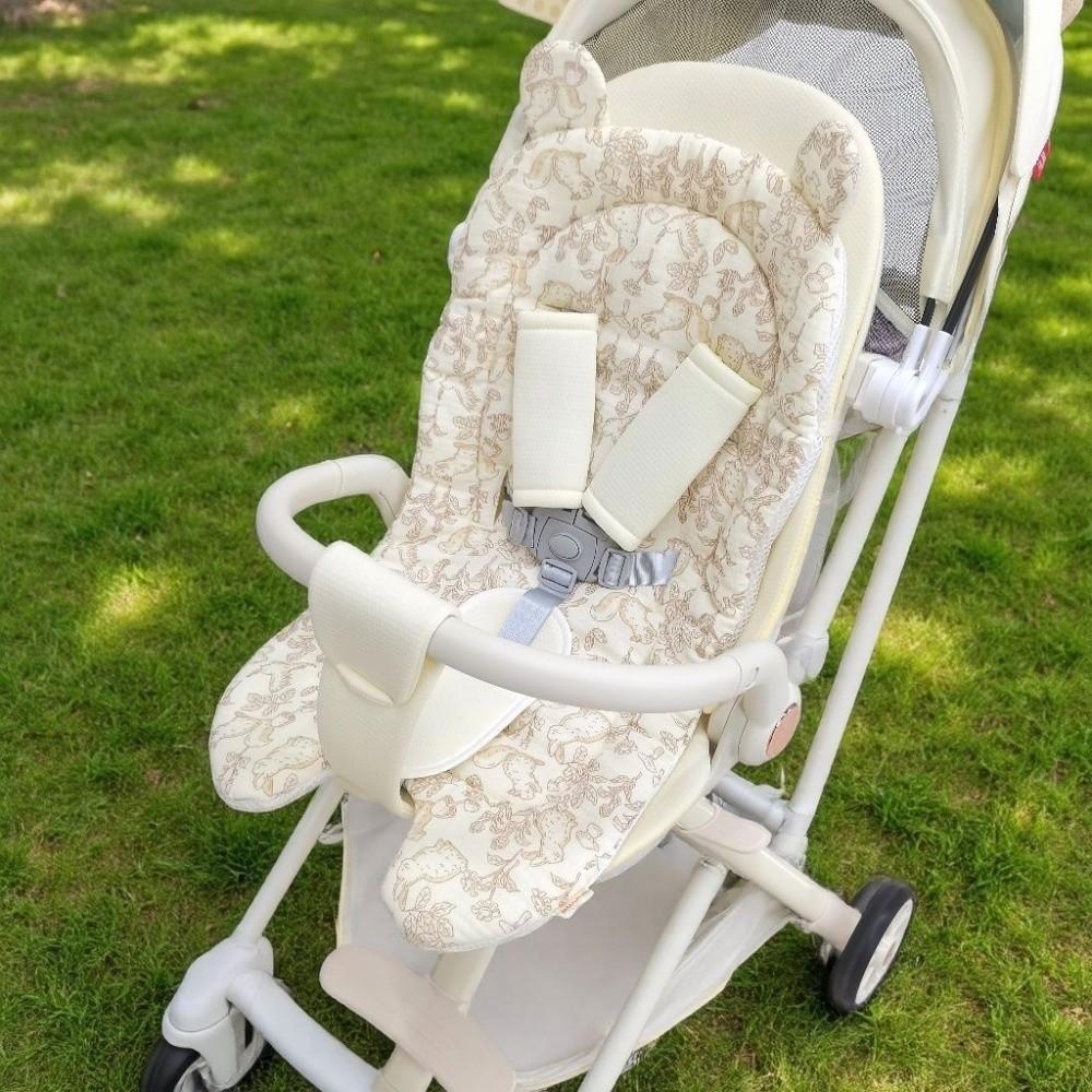 Breathable Stroller Accessories Soft Pushchair Insert Mat Baby Stroller Seat Cushion All Seasons
