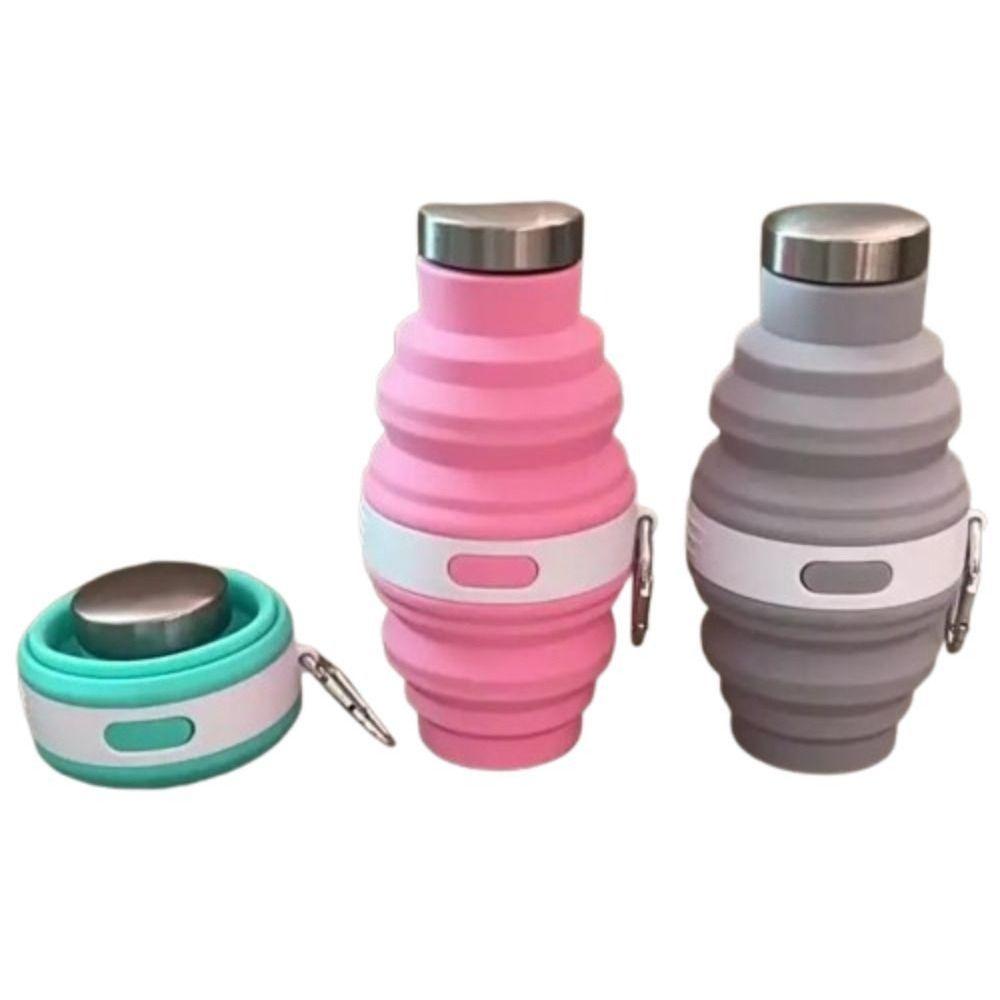 475ml Hiking Cups Silicone Folding Drink Cups Reusable Collapsible Water Bottles for Outdoor