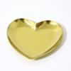 Heart-shaped Jewelry Storage Tray Golden Jewelry Display Tray  Jewelry Storage