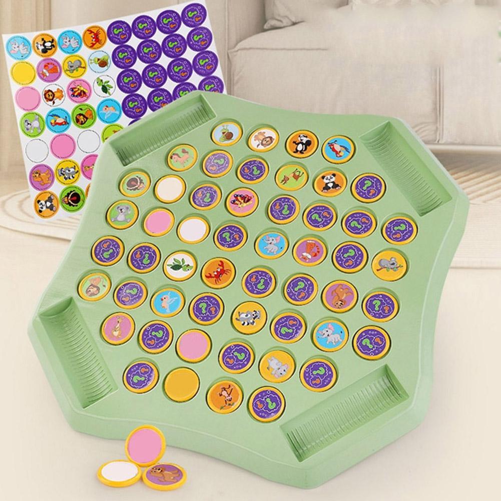 Детская игра-головоломка для тренировки памяти, шахматная дуэль, набор игрушек для тренировки фокусировки, интерактивная игра N5K1