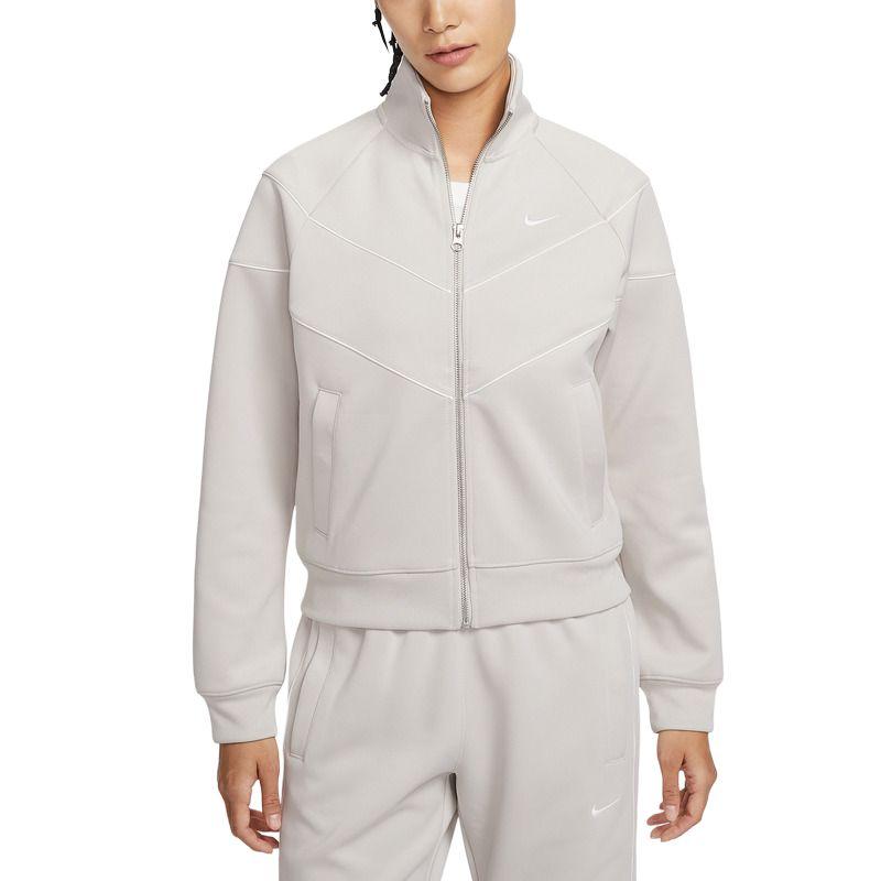 Nike Куртка женская однотонная с воротником-стойкой, на молнии, с рукавами реглан, с длинным рукавом HJ0976-072