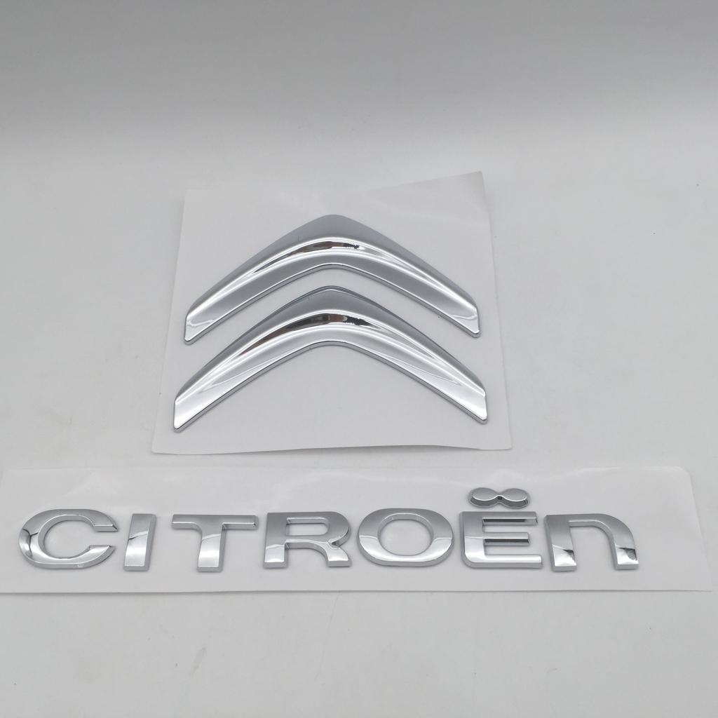 1 шт. 3D ABS для Citroen Буквы на автомобиль Передний значок на капот Наклейка на капот Задний значок на багажник Наклейка Стайлинг автомобильные аксессуары