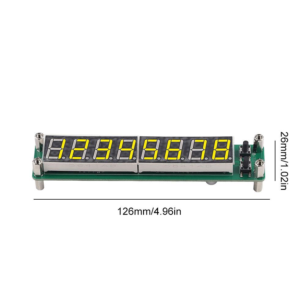 PLJ-8LED-R Цифровой измеритель частоты Тестер 0,1 МГц-2,4 ГГц Цифровой измеритель частоты ВЧ Светодиодный дисплей 8-битный дисплей DC 8 В-15 В