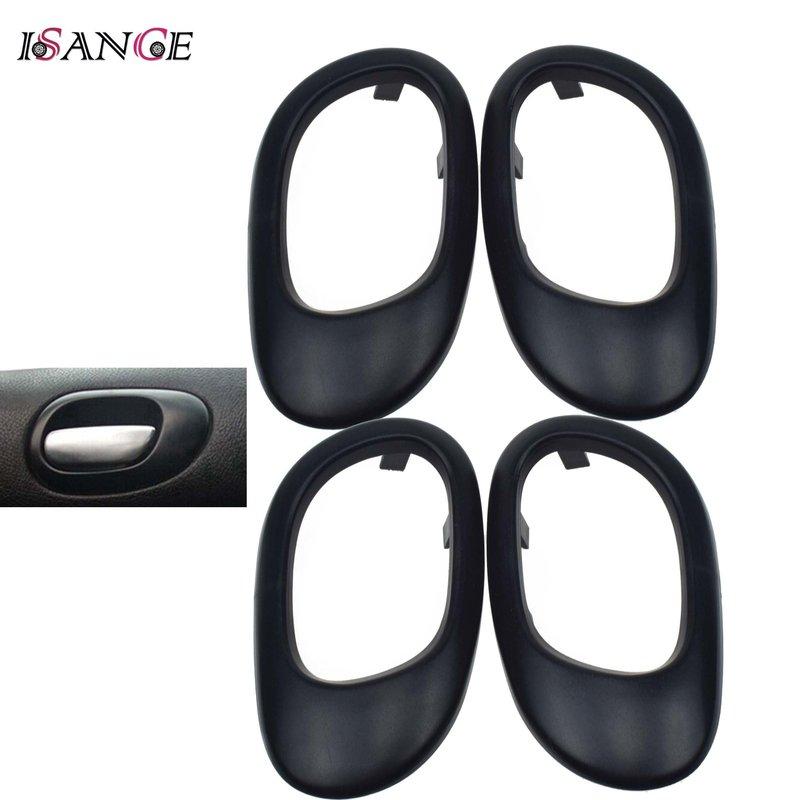 9119F2 9119F4 For Peugeot 206 207 Citroen C2 1998-2009 Interior ide Door Handle Trim Bezel Frame Cover Front Rear Left Right