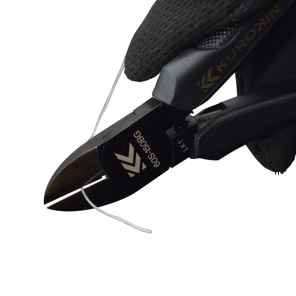 Fujiya Standard Black with Nippers, Gold, Spring, 60S-150BG