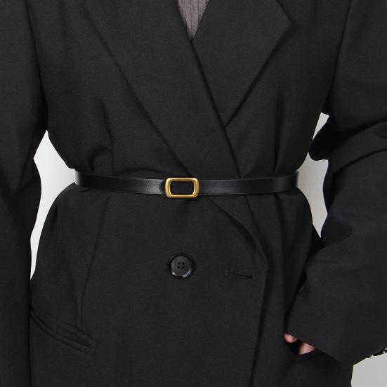 Ремень женский из искусственной кожи, регулируемая длина, пояс в стиле ретро, декоративный ремень для джинсов, повседневная одежда для офиса и вечеринок