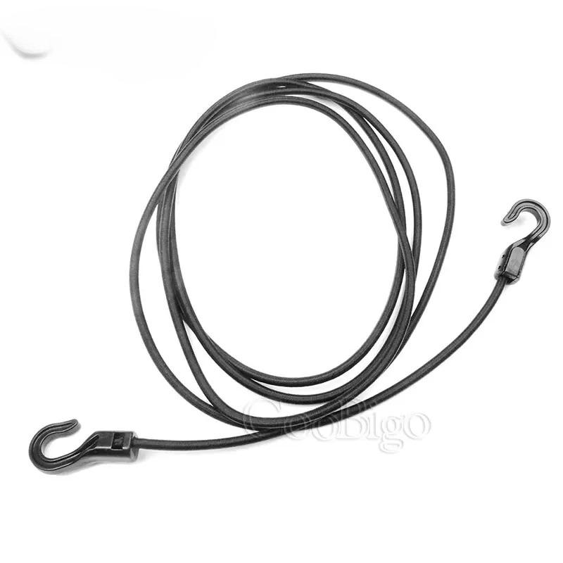 1 комплект Сверхпрочный эластичный банджи-шнур Амортизирующий шнур Растягивающийся пластиковый крюк для автомобиля Багаж Палатка Каяк Лодка Каноэ Велосипеды Веревка Завязка