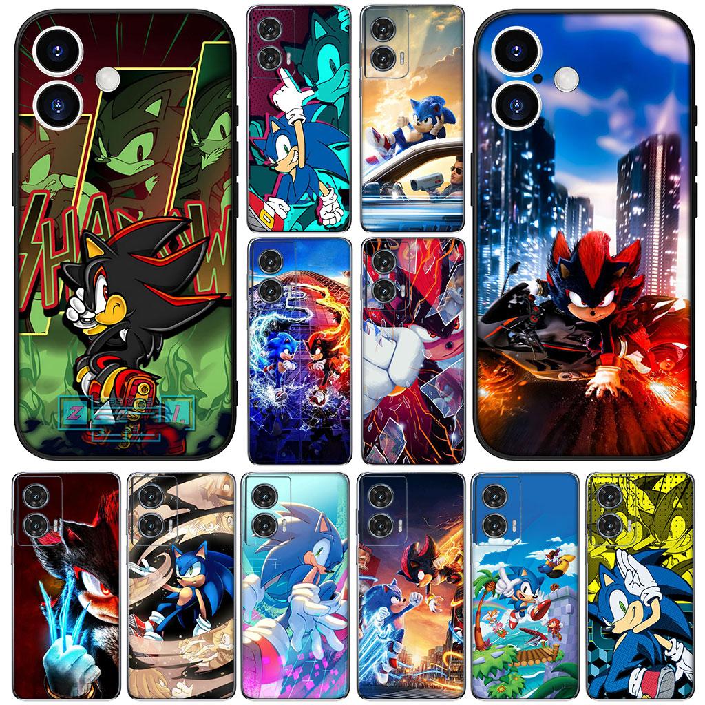 for Samsung Galaxy Note 20 Ultra 10 8 9 S10 Plus Lite S8 A70 A24 A25 S10E A21S A37 A57 A55 A7 Case S-Sonics Hedgehog S-Shadows