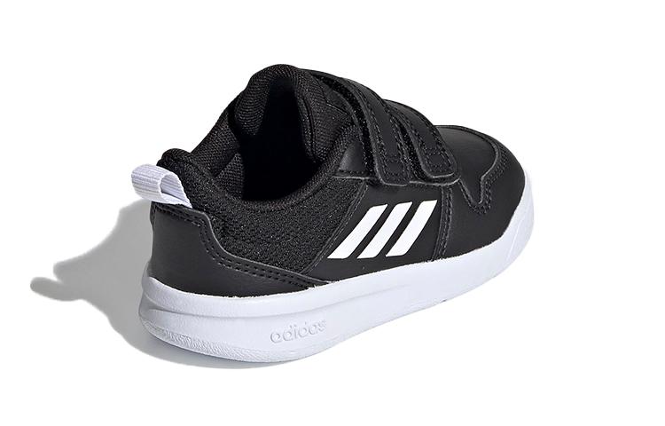 adidas Neo Tensaur Спортивные дышащие низкие детские кроссовки Черно-белые для младенцев и малышей S24054