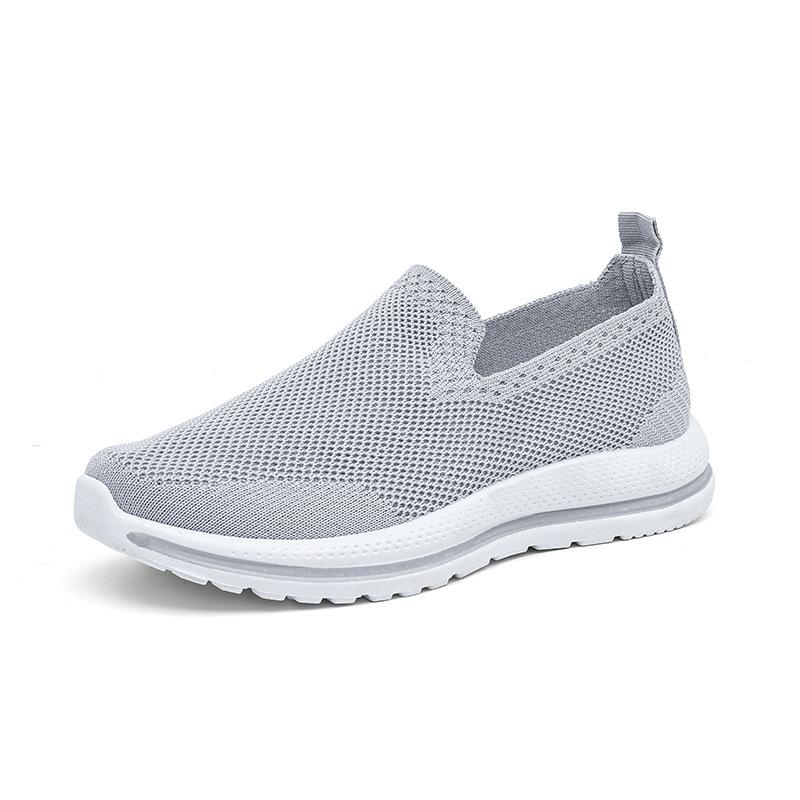 Новая удобная и дышащая женская спортивная обувь, мягкая подошва, легкая повседневная женская обувь, обувь из сетки с плетением, детская