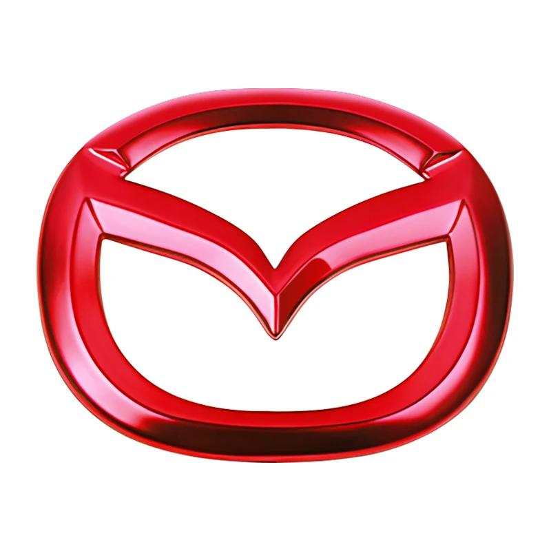 Наклейка на руль автомобиля для Mazda 3 Axela 6 Atenza CX-5 2 Demio CX-3 CX-30 MX5 CX30 Эмблема Наклейка Значок Декоративные Аксессуары