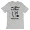 Taekwondo World T-Shirt. Martial Arts 100% Cotton Premium Tee NEW